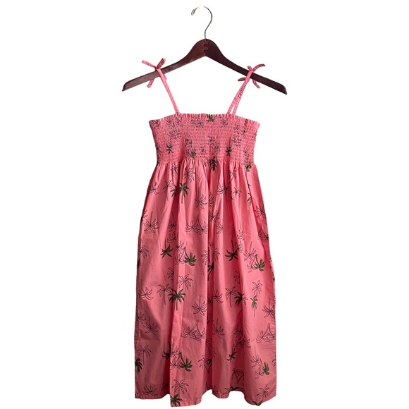 NWT Girls Tea Collection Tie Shoulder Midi-Length Dress - Picture 9 of 10